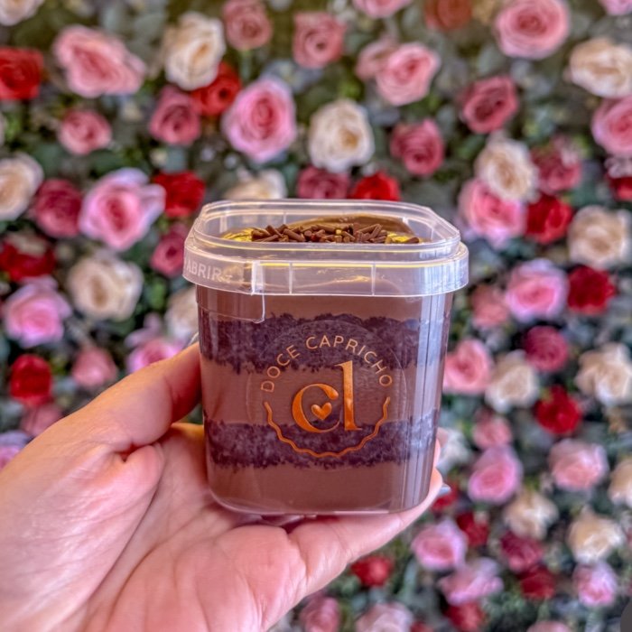 Bolo no Pote  de Chocolate